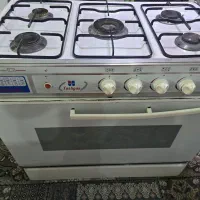 اجاق گاز 5 شعله لعابی ورق ضخیم