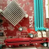 مادربرد قدیمی msi با cpu