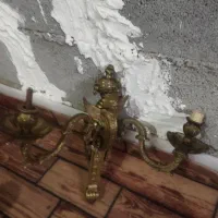 لوستر قدیمی برنجی