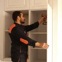 نصاب کابینت فلزی و ام دی اف