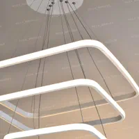 لوستر LED /smd مدرن سه طبقه ریموت دار|لوستر و چراغ آویز|تبریز, |دیوار