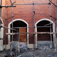 اجرای کار آجرنما و سنگ