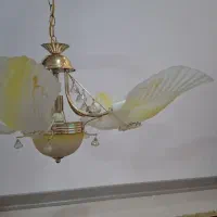 ۳تالوستر یک عدد ۵ شاخه ۲تا سه شاخه نو وسالم|لوستر و چراغ آویز|شهرکرد, |دیوار
