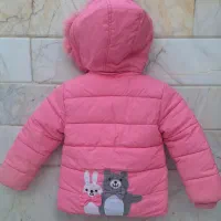 کاپشن دخترانه کلاهدار|کفش و لباس بچه|قم, وادی السلام|دیوار