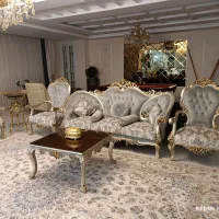 ست مبل کلاسیک ترک ۱۰ نفره همراه نهار خوری ۶ نفره|مبلمان خانگی و میز عسلی|سنندج, |دیوار