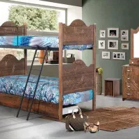 تخت جداشونده ۲طبقه / ثابت|تخت و صندلی بچه|قم, پردیسان|دیوار