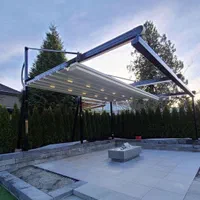 سایبان سایه بازویی سقف متحرک برقی آلاچیق روف گاردن|خدمات پیشه و مهارت|مشهد, سجاد شهر|دیوار