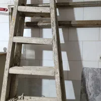 نردبان چوبی و تخته بنایی|مصالح و تجهیزات ساختمان|کاشان, فاز ۲ ناجی آباد|دیوار