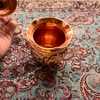 قندان مسی نقره کاری شده(نو)|ظروف سرو و پذیرایی|تهران, قلهک|دیوار