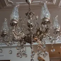 لوستر 6 شاخه برنز