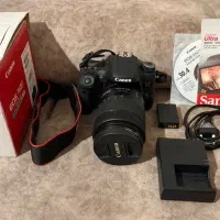 دوربین Canon EOS 760D لنز 18-135 در حد آکبند
