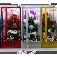 پخش عمده و جزیی گل های کریستالی و شیشه ای