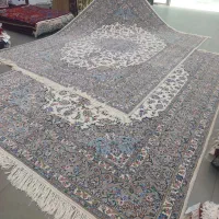 فرش دستباف (بساک)جفت ۹ متری بهار یزد گا ابریشم