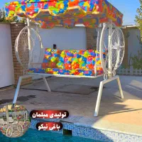 صندلی باغی ۶ نفره دور همی/طرح یلدایی/شب‌یلدا|مبلمان خانگی و میز عسلی|شهریار, کردزار|دیوار