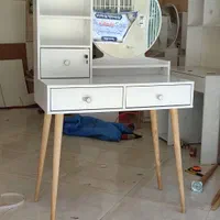 میز آرایش اینه دروار مدرن پایه مخروطی (جاکفشی)|جاکفشی، کمد، دراور|مشهد, امیریه|دیوار