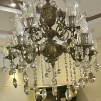 فروش یک جفت لوستر برنج خالص فقط امروز با این قیمت|لوستر و چراغ آویز|تهران, مرزداران|دیوار
