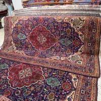 جفت فرش ۶ متری تبریز سرمه ای