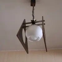 لوستر چوبی