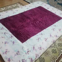 لحاف کرسی مخمل وساتن.پنبه ای قدیمی