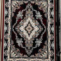 فرش ماشینی تخت فیروزه اطمینان،ساغر  سرمه ای