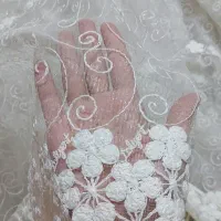 پرده تور خامه دوزی ۵متری+ ۲والان ژاکارد+۲سایه مخمل|پرده، رانر، رومیزی|تهران, پونک|دیوار