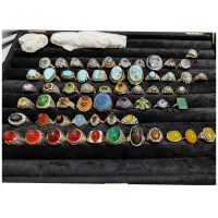 انگشترطلا سیترین نقره عقیق یاقوت زمرد زبرجد الماس