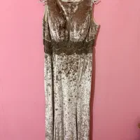 پیراهن مخمل کارشده ترکیه