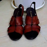 صندل چرم قهو های|کیف، کفش، کمربند|تهران, مجیدآباد|دیوار