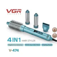 سشوار برس دار حالت دهنده 1000 وات وی جی آر مدل 474