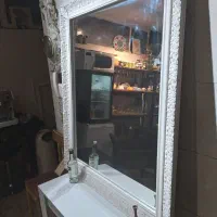 آینه.آیینه همراه با میز کنسول چوبی.اصل نو با|آینه|تهران, چیتگر شمالی|دیوار