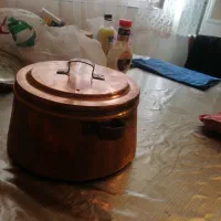 قابلمه مسی بزرگ دست ساز زنجانشماره ۲۴|ظروف پخت‌وپز|تهران, جنت‌آباد جنوبی|دیوار