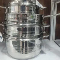 سرویس قابلمه استیل کرکماز9تکه|ظروف پخت‌وپز|شیراز, عادل آباد|دیوار