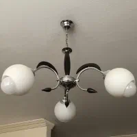 دو عدد لوستر سه شعله