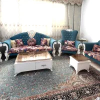 مبل هفت نفره سالم|مبلمان خانگی و میز عسلی|قم, چهل درخت|دیوار