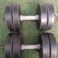 یک جفت دمبل ۷نیم کیلویی