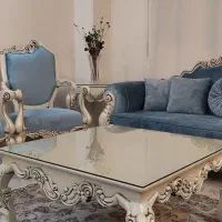 مبل ۷نفره کلاسیک چوب روس|مبلمان خانگی و میز عسلی|تهران, امیر بهادر|دیوار