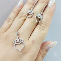 نیم ست کامل بال فرشته نقره جواهری باگت خور کادویی|بدلیجات|تبریز, |دیوار