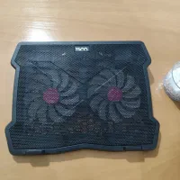 فن خنک کننده لب تاب و موس بیسیم با باتری شارژی