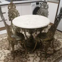 میز ناهار خوری 4نفره طرح برنز