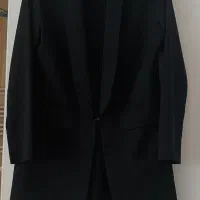 کت مشکی جنس نخ مازراتی مناسب فصل سایز مدیوم