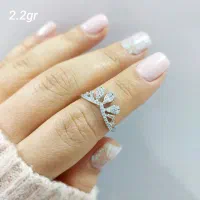 انگشتر برلیان کاری نقره ،هدیه روز زن|جواهرات|همدان, |دیوار