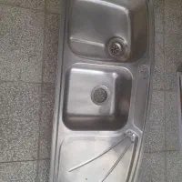 سینک ظرفشویی توکار،جنس خیلی محکم وعالی