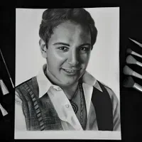 تابلو نقاشی سیاه قلم|تابلو، نقاشی، عکس|قم, باجک یک|دیوار