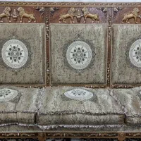 مبل چوبی بامیزغذا خوری هشت نفره