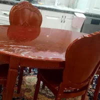 غذاخوری ۶نفره تمام چوب