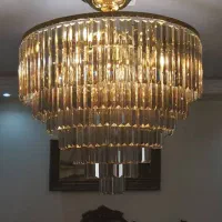 ۲ عدد لوستر کریستال|لوستر و چراغ آویز|تهران, الهیه|دیوار
