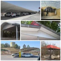 اجرای شیروانی وسایبان.پارکینگ.پلی وپنل جوشکاری