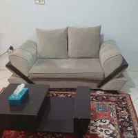 مبل 4 نفره به همراه میز عسلی و جلو مبلی|مبلمان خانگی و میز عسلی|کرج, دهقان ویلا|دیوار