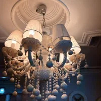 لوستر سفید|لوستر و چراغ آویز|تهران, تهرانسر شرقی|دیوار