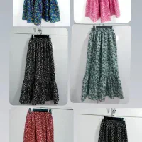 دامن گل ریز شیک